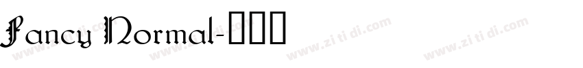 Fancy Normal字体转换